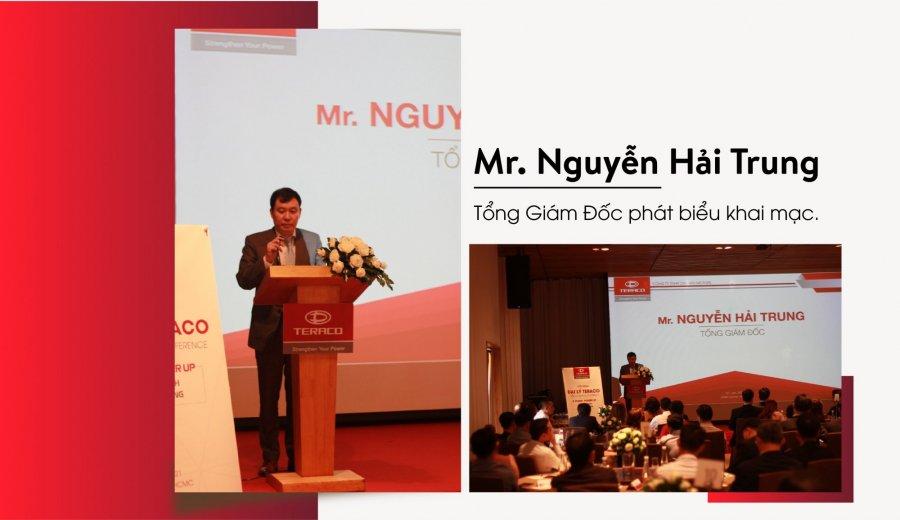 Mr Nguyễn Hải Trung-Tổng Giám Đốc phát biểu khai mạc hội nghị