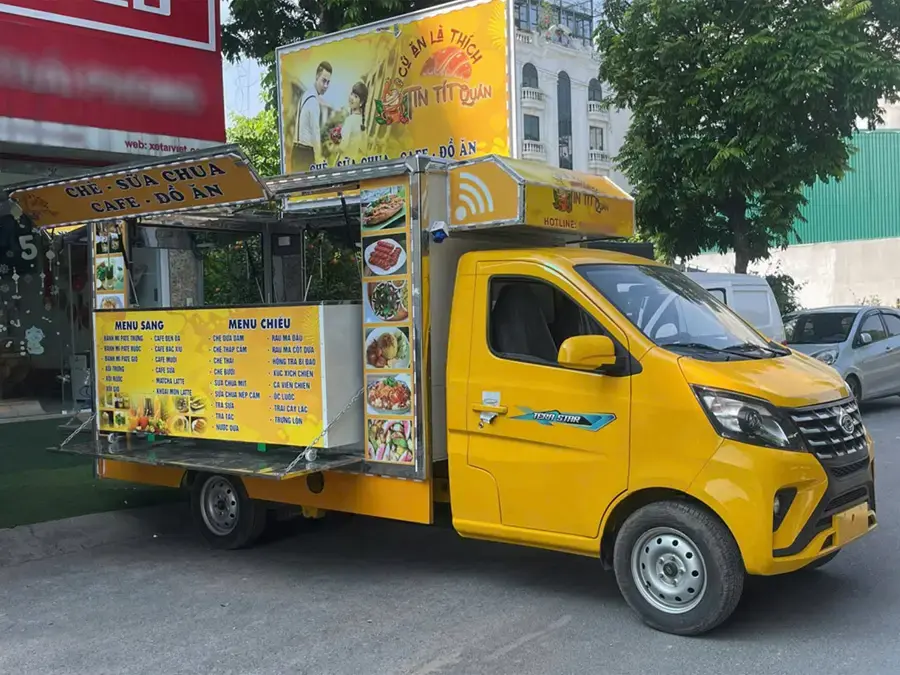 Bán hàng lưu động với Tera Star thùng cánh chim