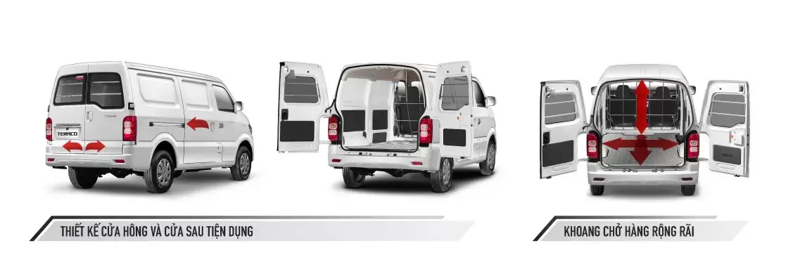 TERA-V là sự kết hợp tuyệt vời giữa khả năng chuyên chở và sự tiện nghi.
