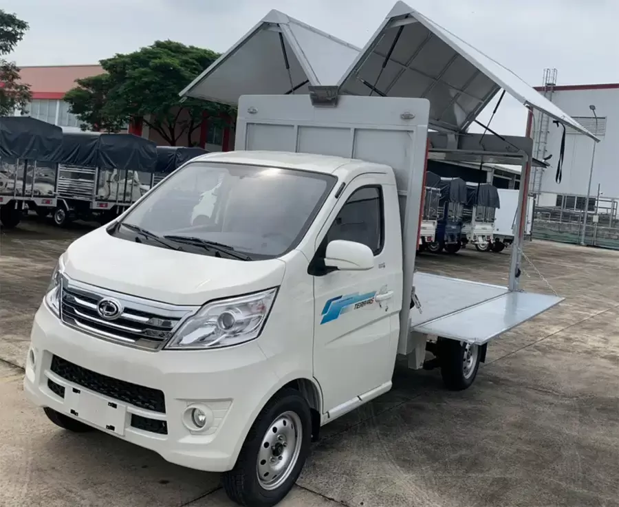 Tera100S thùng cánh dơi: Dành riêng cho bán hàng lưu động