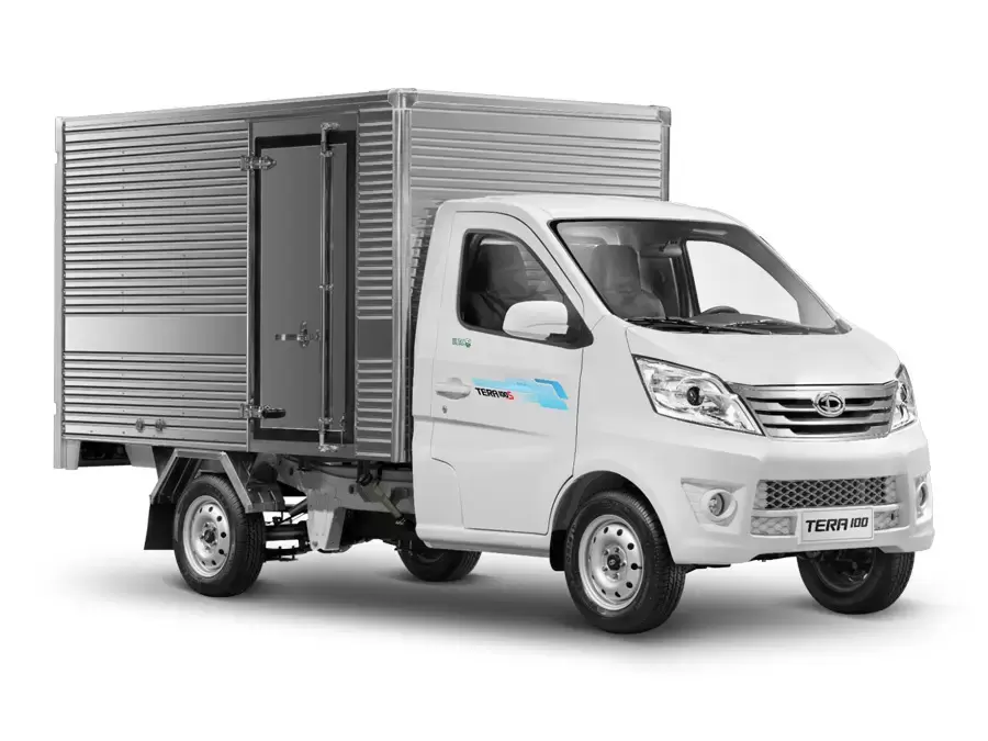 Tera100S thùng kín inox có giá thấp hơn thùng composite