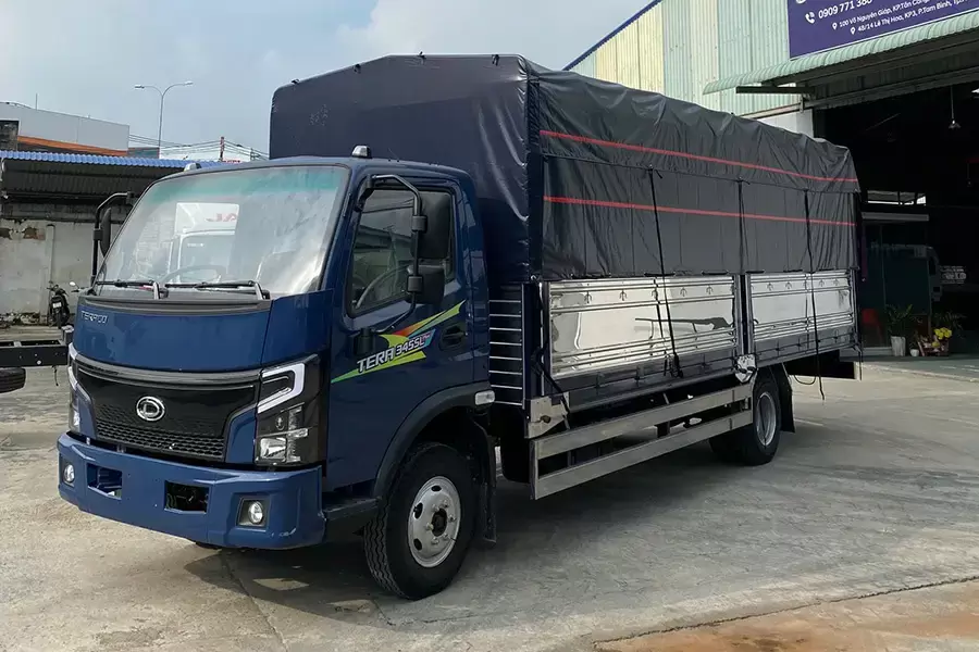 Tổng quan về Tera345SL Plus - Thùng bạt bửng nâng