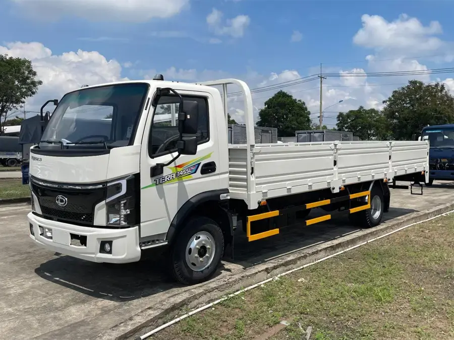 Tera345SL Plus thùng lửng phù hợp vận chuyển vật tư và hàng hóa kích thước lớn