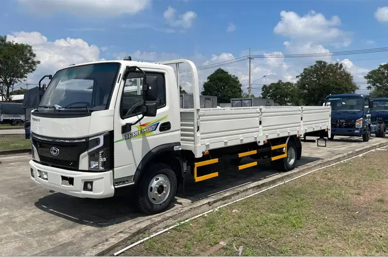 Tera345SL Plus thùng lửng thuận tiện bốc dỡ hàng cồng kềnh