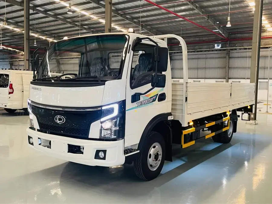 Tera350 Plus thùng lửng phù hợp vận chuyển vật tư, máy móc và hàng đóng pallet