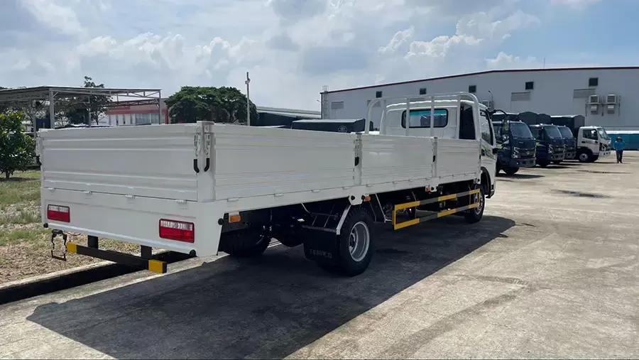 Khung gầm chắc chắn, vận hành ổn định khi tải hàng