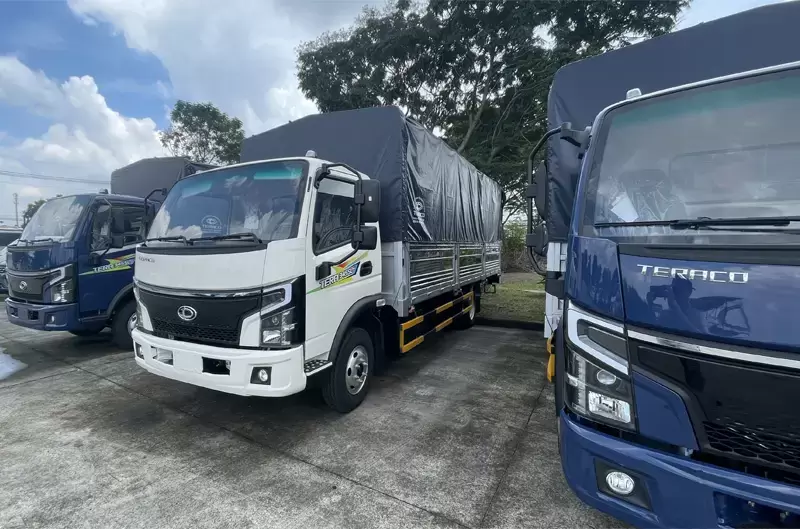 Xe tải Teraco 3.5 tấn: Nên chọn thùng dài 5.2m hay 6.2m?