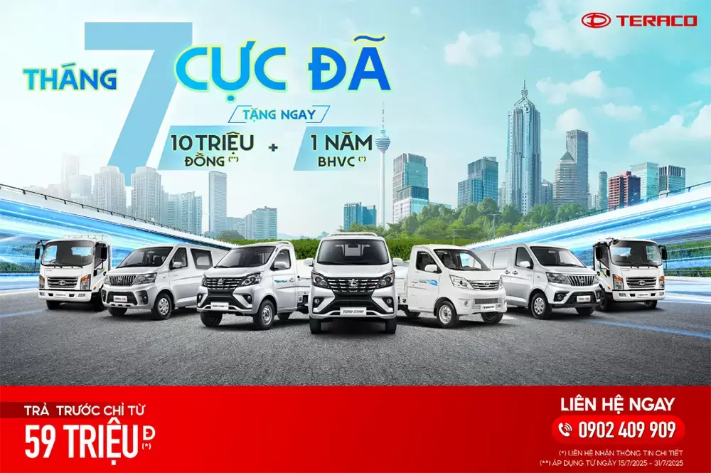 Tháng 7 này khuyến mãi cực đã cùng Daehan Motors