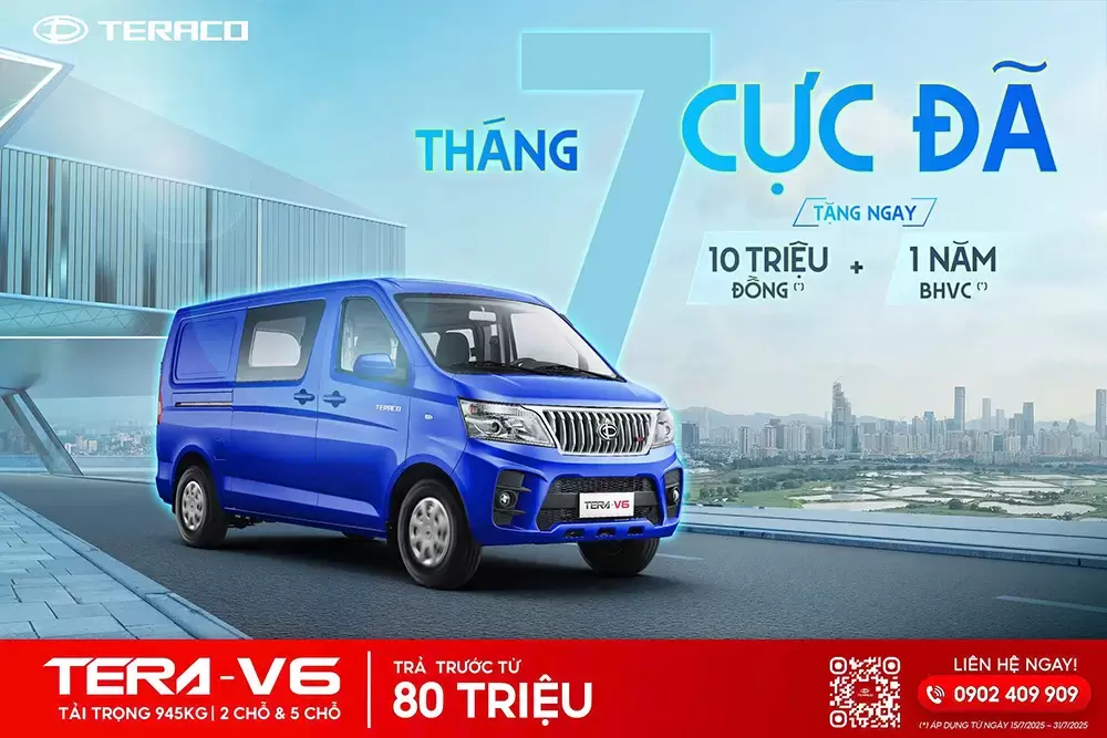 Tera-V6 – Tiên phong công nghệ