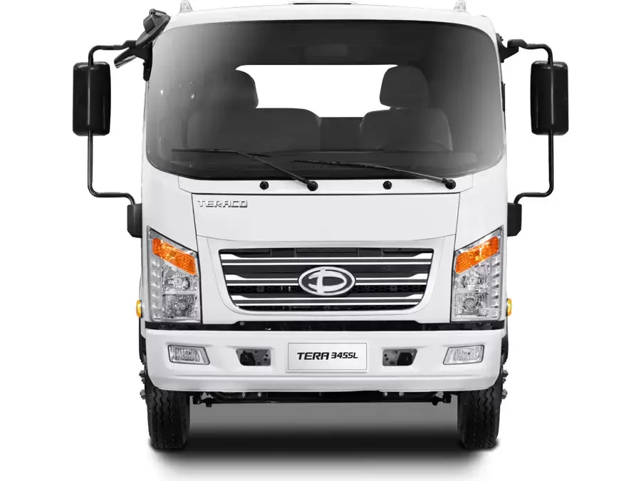 Thiết kế mặt trước xe TERA345SL hiện đại và mạnh mẽ