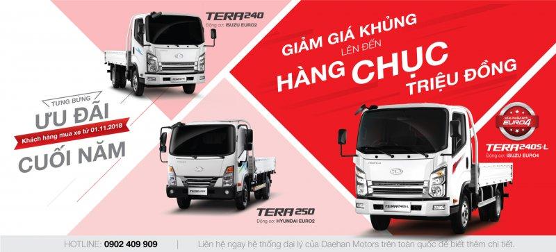 CÔNG TY DAEHAN MOTORS ÁP DỤNG CHƯƠNG TRÌNH ƯU ĐÃI KHỦNG CUỐI NĂM