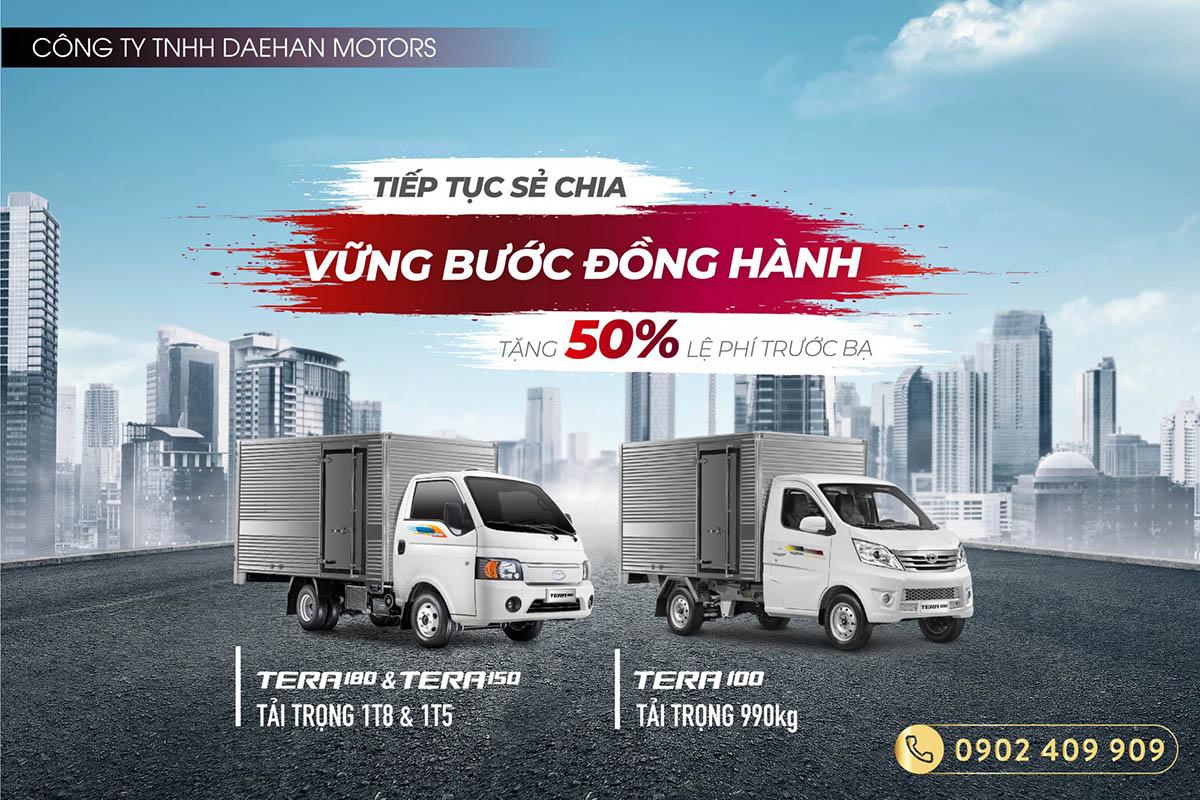 "TIẾP TỤC SẺ CHIA - VỮNG BƯỚC ĐỒNG HÀNH" CÙNG KHÁCH HÀNG VỚI ƯU ĐÃI 50% LPTB