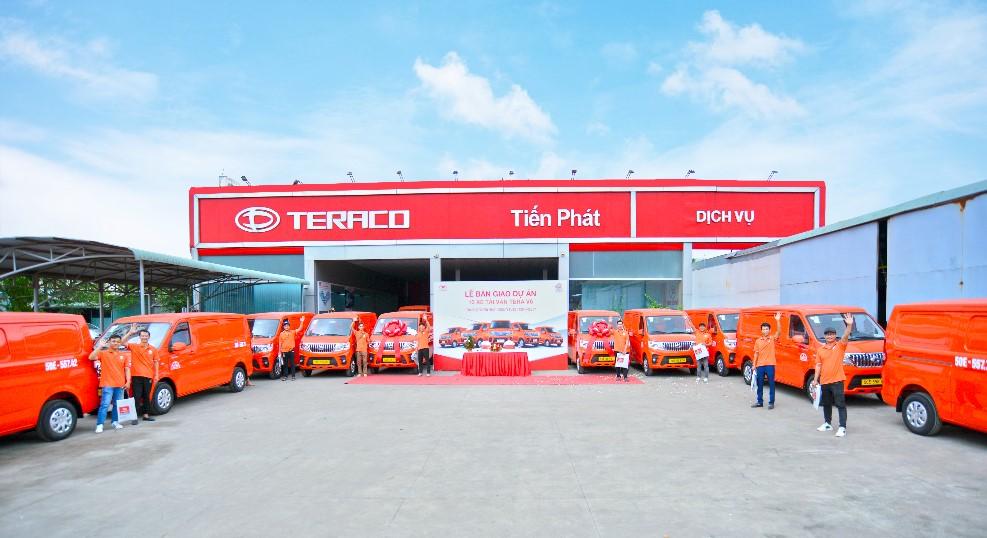 Công ty TNHH Dịch Vụ Fusion Technology nhận lô 10 xe tải van TERA-V6.