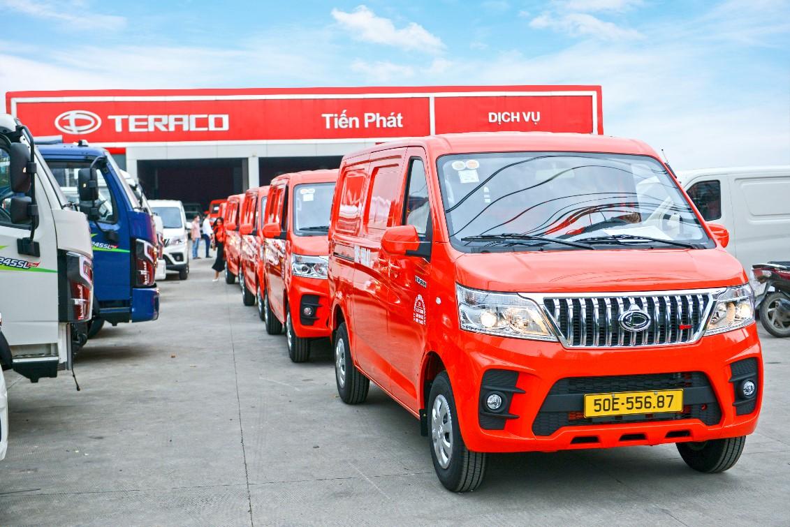 Lô 10 xe tải van TERA-V6 tại Đại lý Teraco Tiến Phát.