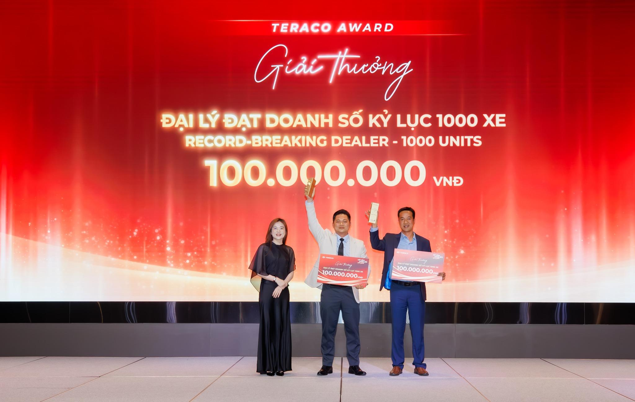 Vinh danh Đại lý Teraco An Sương & Teraco Tiến Phát với doanh số kỷ lục vượt 1000 xe trong năm 2025