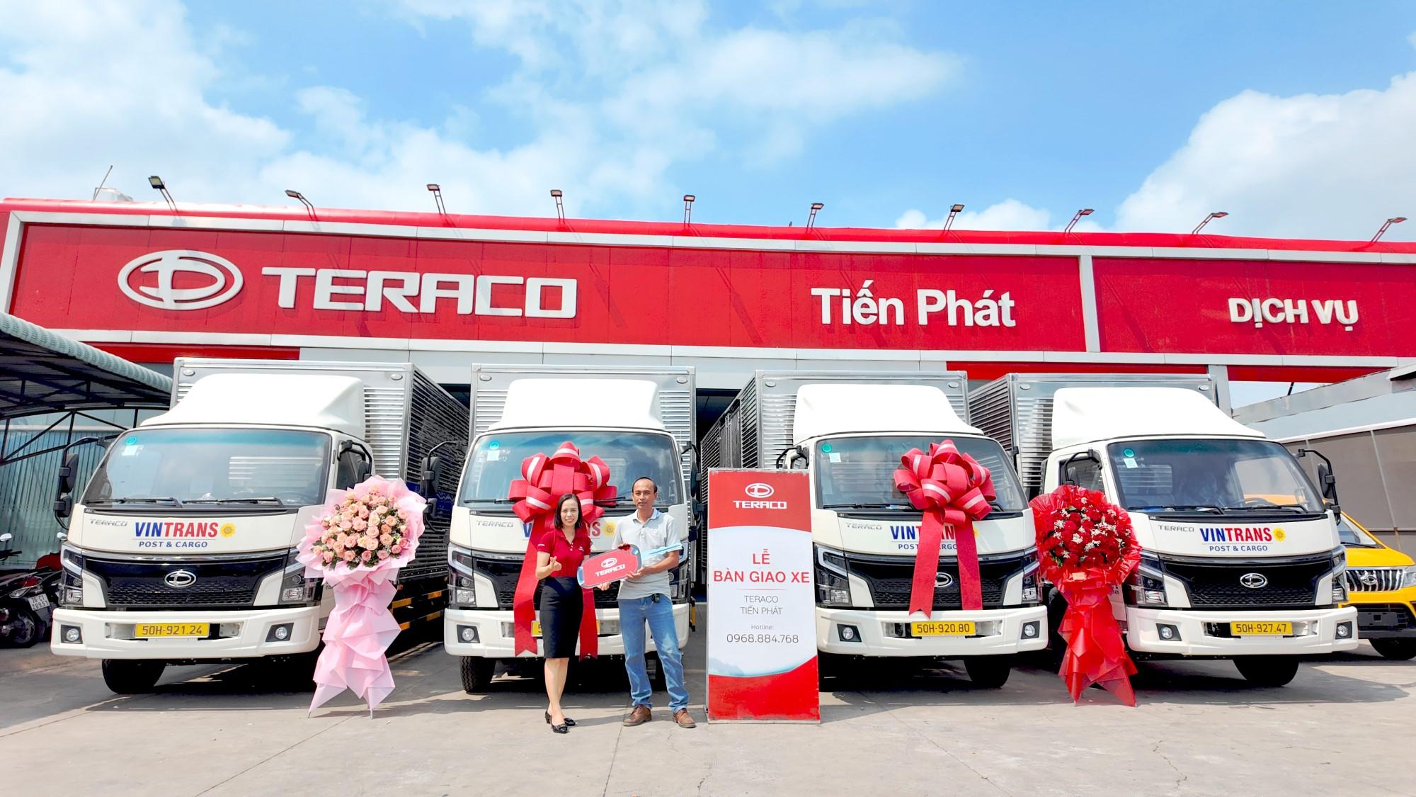 Teraco bàn giao lô xe tải thùng dài 6m3 với Tera245SL Plus & Tera345SL Plus