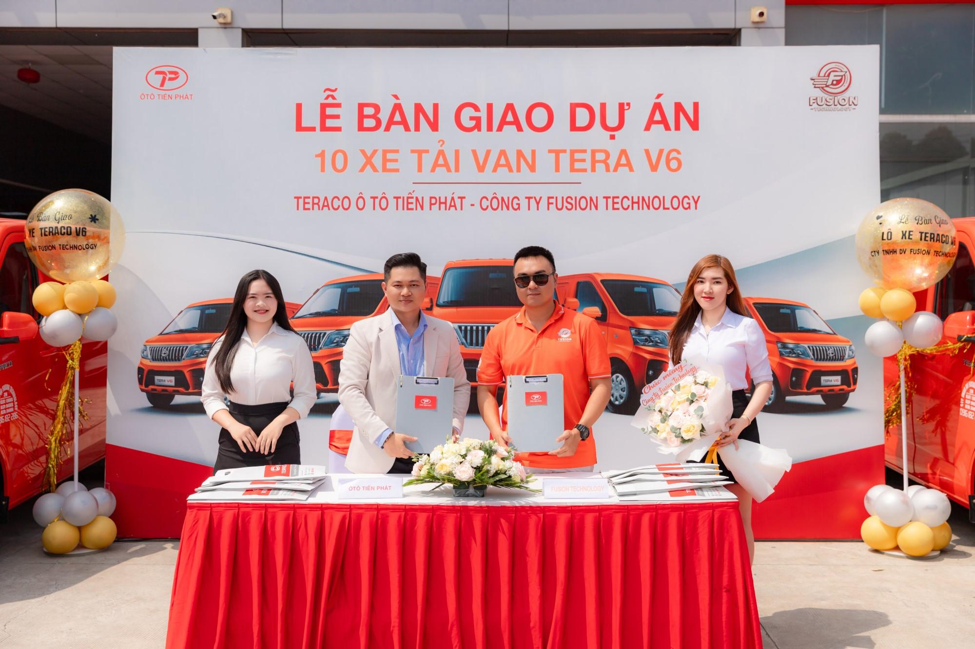 Teraco Tiến Phát tiếp tục bàn giao lô 10 xe Tera-V6 cho Fusion Technology