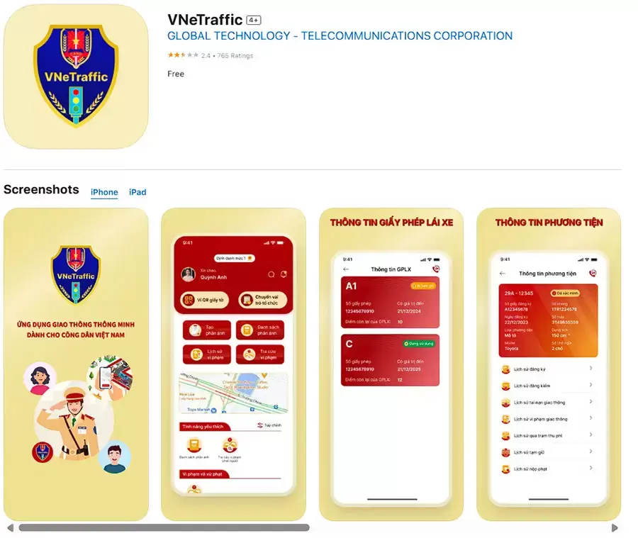 Tra cứu phạt nguội xe tải và nộp phạt qua VneTraffic