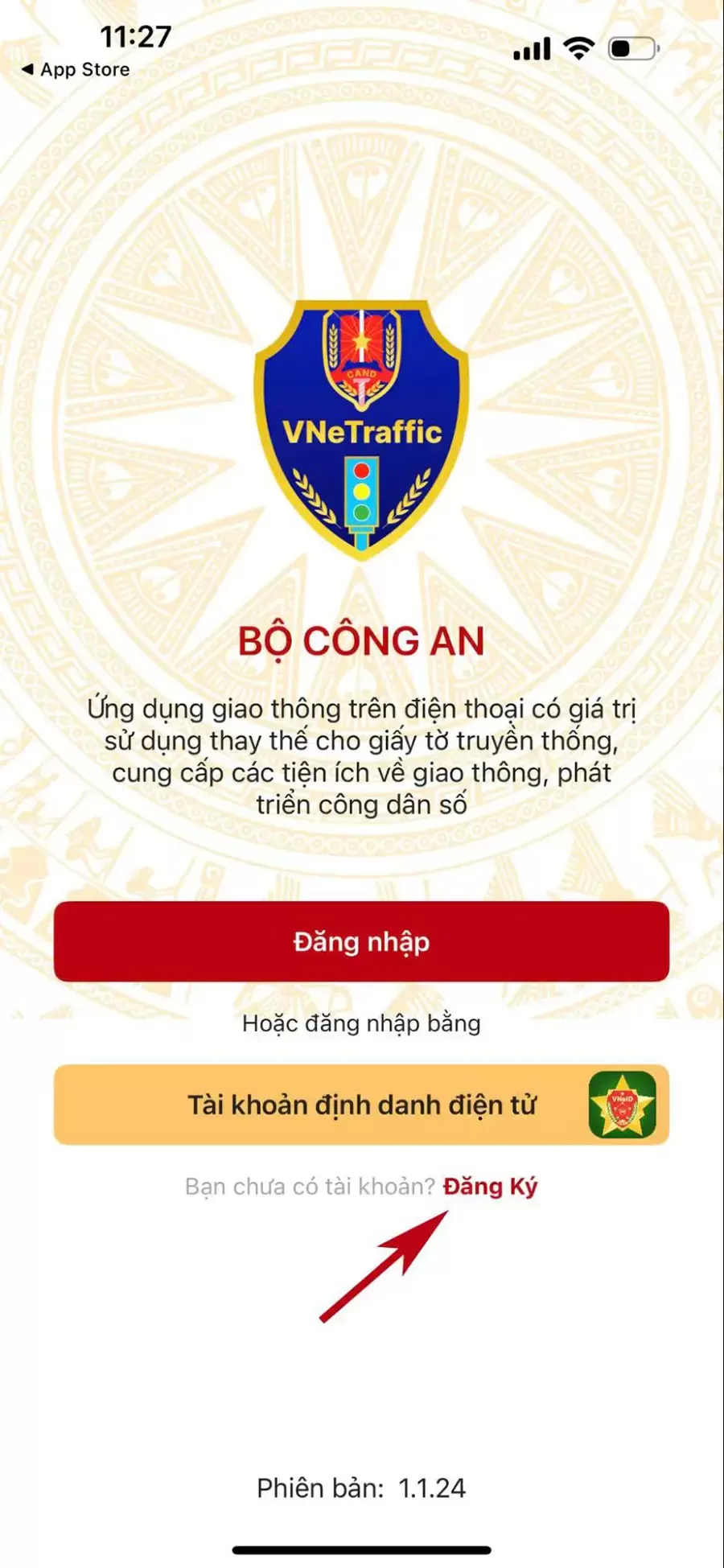 Đăng ký tài khoản VNeTraffic