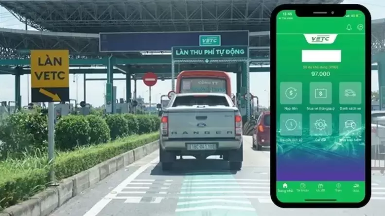 Bác tài có thể dùng ứng dụng VETC tra cứu tài khoản VETC qua biển xe