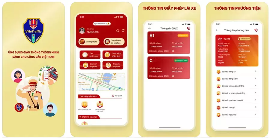 VNeTraffic tích hợp nhiều chức năng giao thông khác nhau