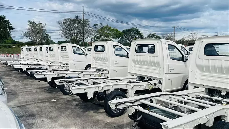 Khung sắt xi cứng cáp của xe ben 990kg Tera100S