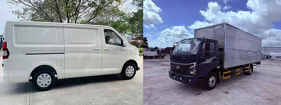 Lựa chọn xe nội bộ theo loại hàng và tuyến khai thác
