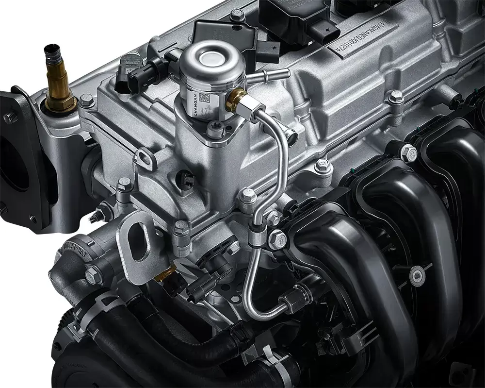 Động cơ công nghệ GDI-DVVT duy nhất phân khúc xe tải 1 tấn - 2 tấn