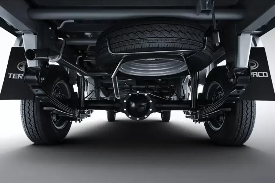 Tera Star Plus sở hữu khung gầm chắc chắn, cùng hệ thống treo ổn định