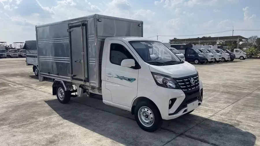 Xe tải 1 tấn ngày nay được cải tiến không ngừng về kiểu dáng và thiết kế