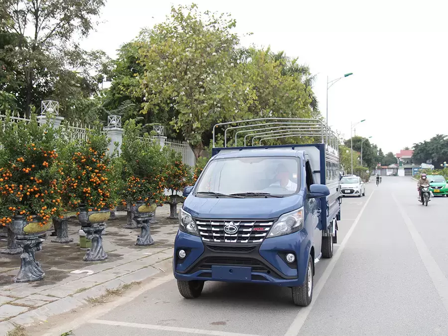 Xe tải 1 tấn phù hợp vận chuyển rau củ, nông sản linh hoạt giúp tiết kiệm chi phí hằng ngày
