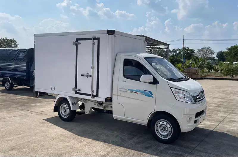 Xe tải 1 tấn chở rau củ – nông sản: nên chọn thùng gì?