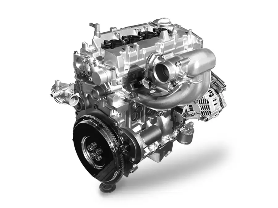 Khối động cơ Mitsubishi Tech trên xe tải 1 tấn mui bạt Tera100S