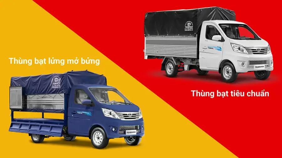 Xe tải 1 tấn mui bạt Tera100S di chuyển linh hoạt trong đô thị
