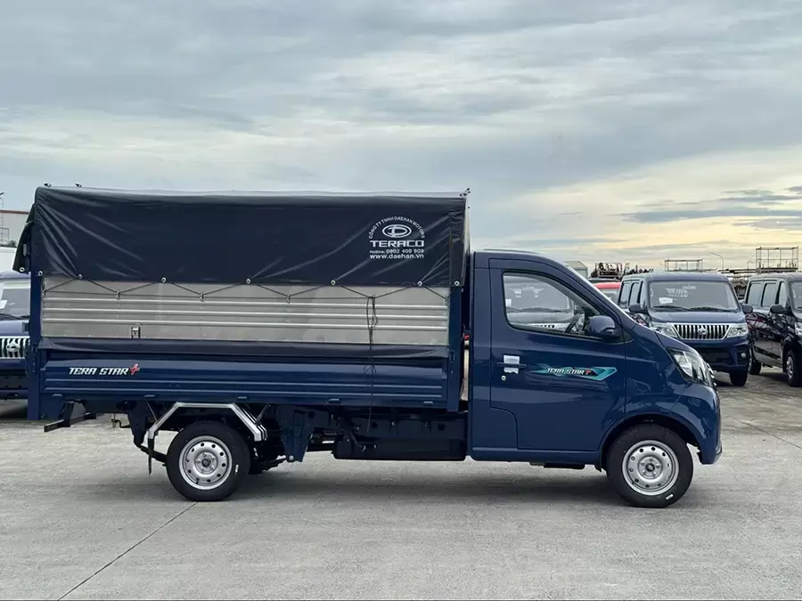 Kích thước thùng xe tải 1.25 tấn dài trên 3m giúp vận chuyển đa dạng mặt hàng
