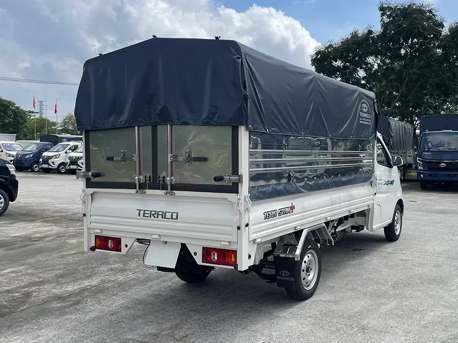 Thùng bạt lửng mở bửng linh hoạt, dễ khai thác