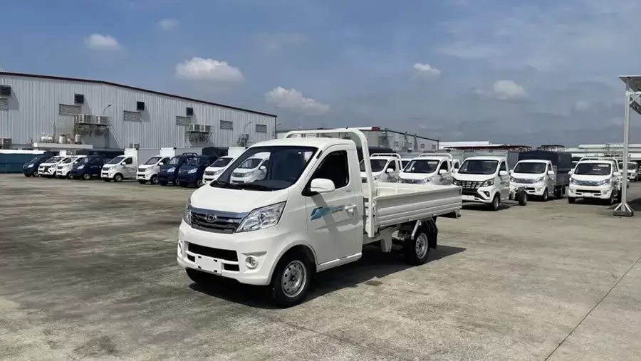 Động cơ xe tải 900kg được thiết kế phù hợp công suất vận hành