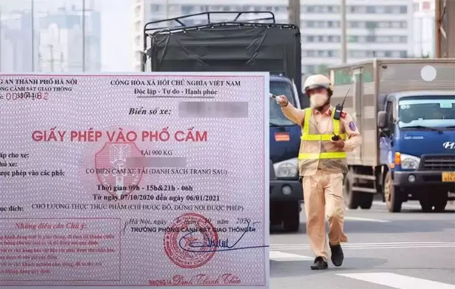 Giấy phép vào đường cấm