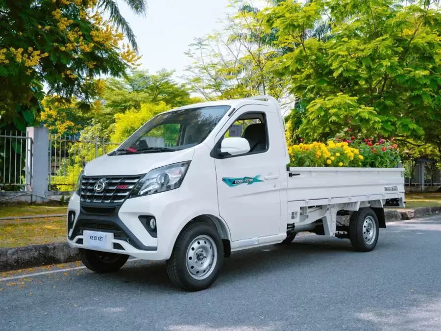 Thùng lửng trên xe tải nhỏ không giới hạn chiều cao hàng hóa