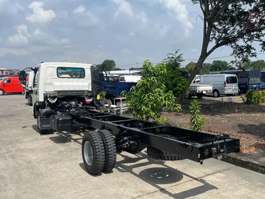 Khung gầm Tera345SL Plus có độ bền cao phục vụ tải hàng tần suất cao