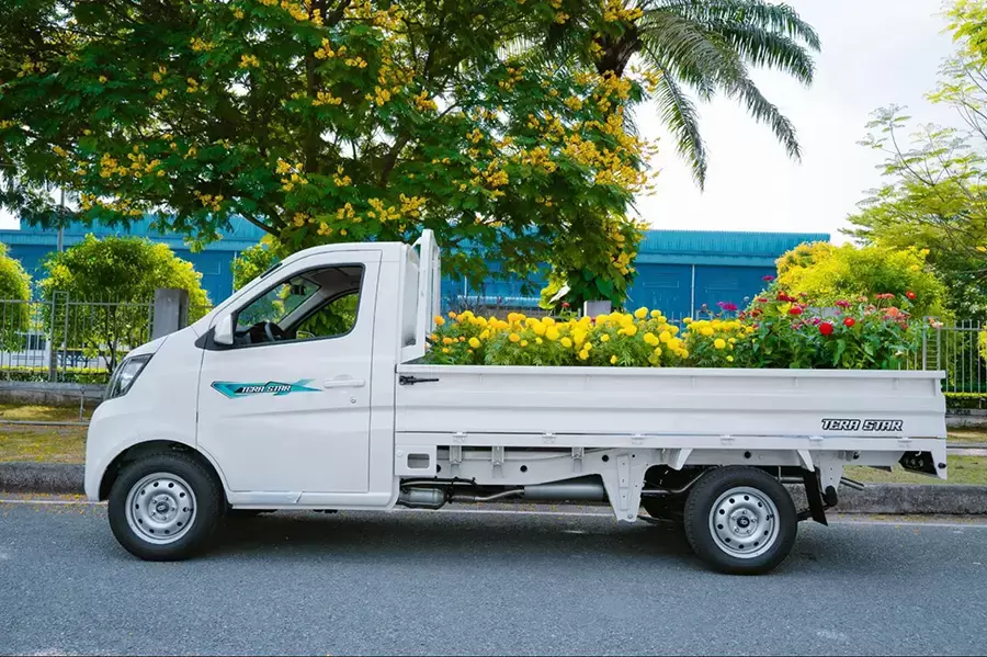 Xe tải thùng lửng 1 tấn