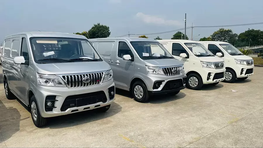 Xe tải van Teraco hiện có mức giá từ 277 - 399 triệu VNĐ