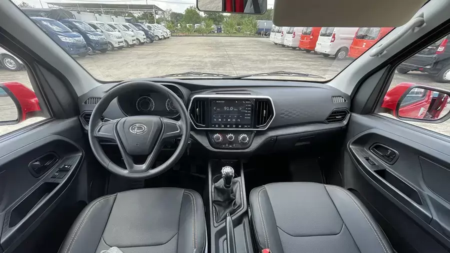 Nội thất xe tải van Tera-V8 tiện nghi và hiện đại