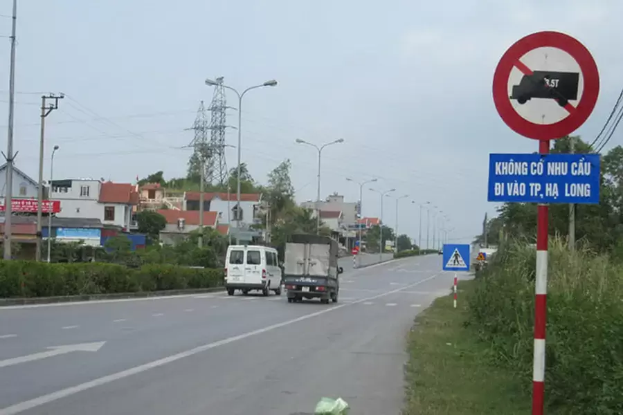 Biển cấm tải trọng