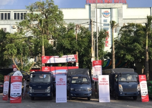 Recap Teraco vehicles display event in Vinh city
