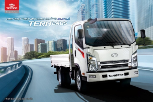 Tera 240S và Tera 240L : 2 mẫu xe mới cho phân khúc xe tải nhẹ 2.4 tấn động cơ Euro4.