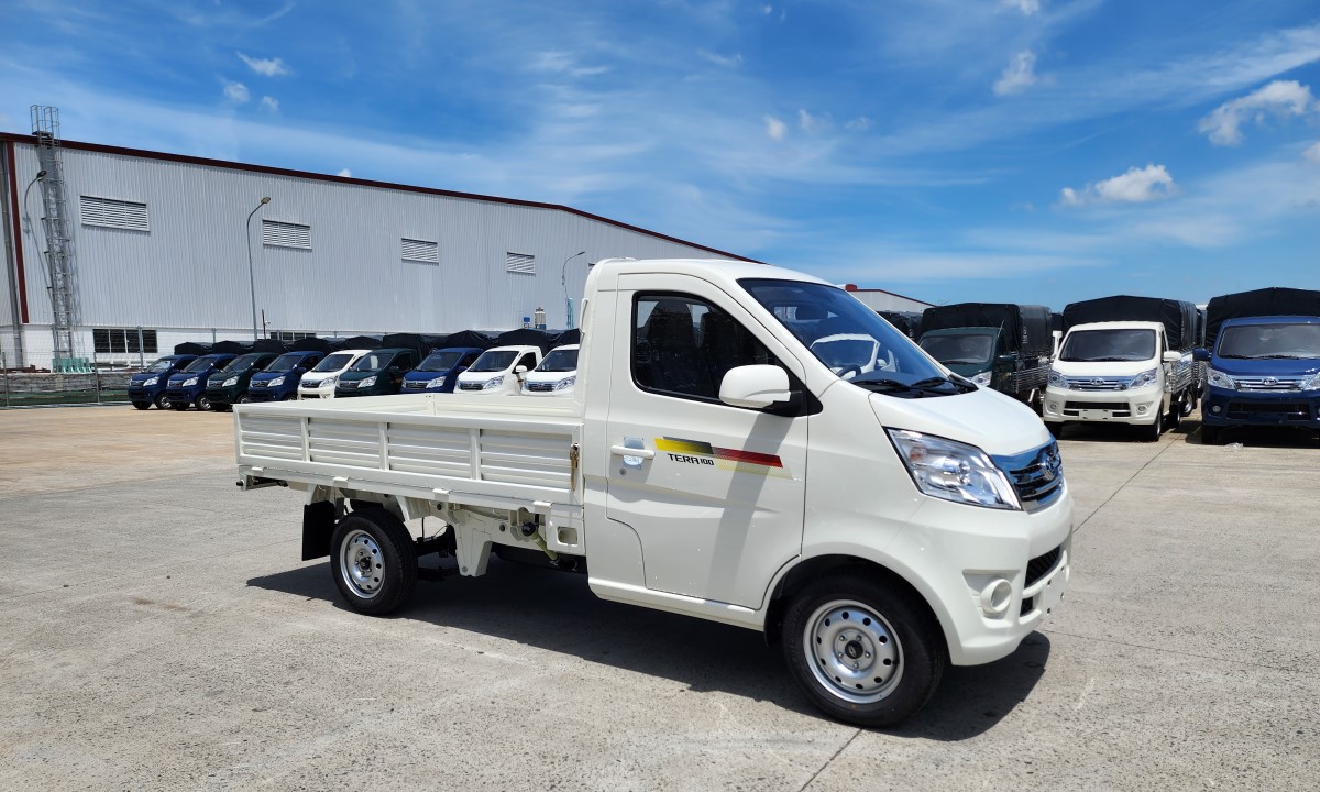 Tera100 sử dụng động cơ xăng Mitsubishi đạt tiêu chuẩn khí thải Euro 5