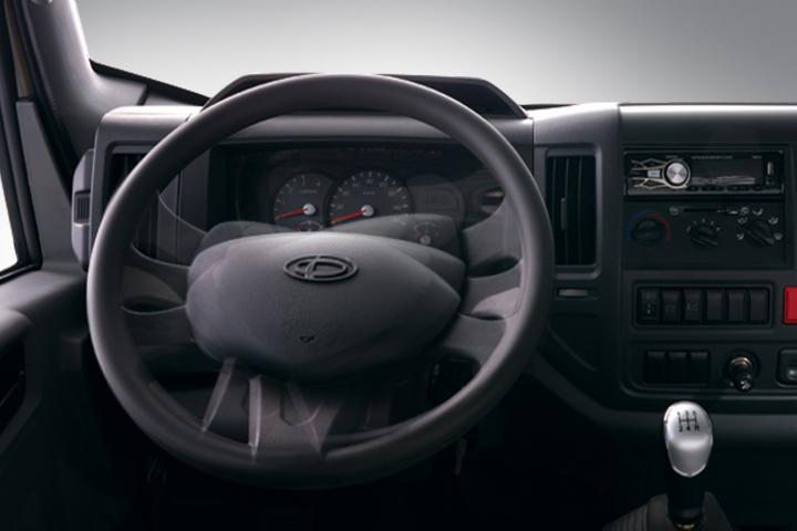 Power and tilt steering wheel